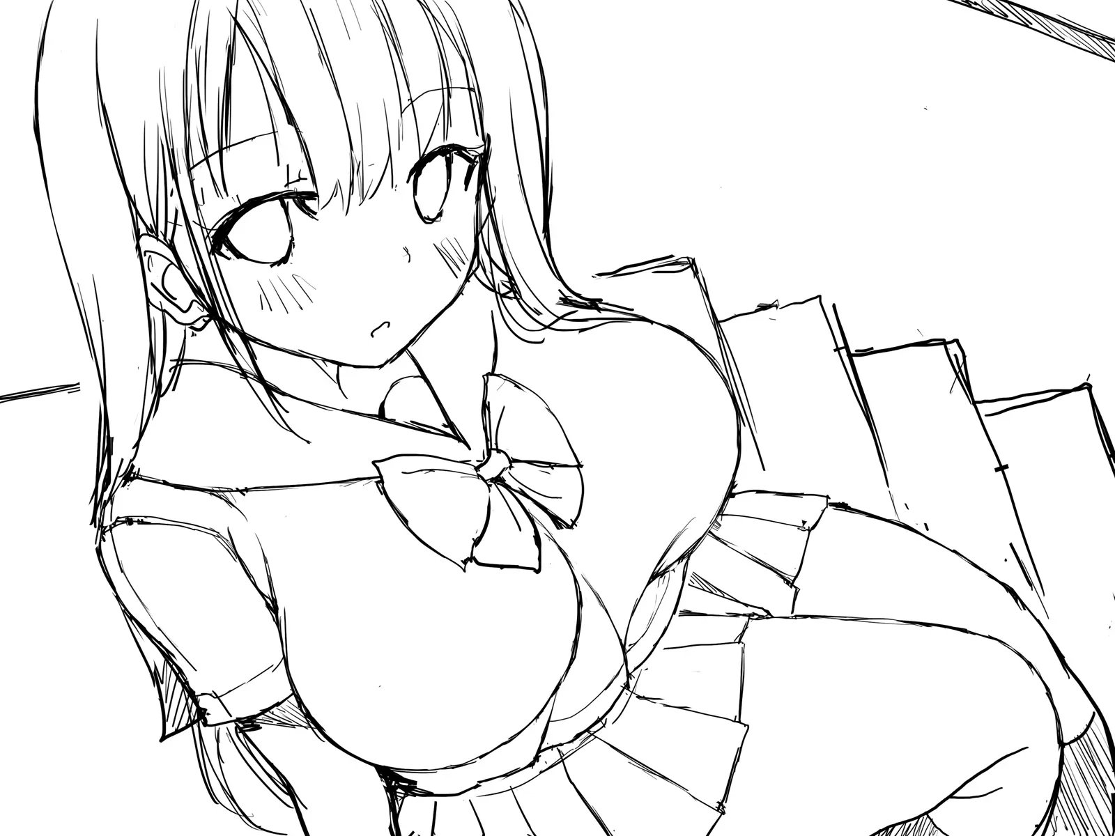 Kanojo Ga Aitsu Ni Sareta Koto_Rough Sketch